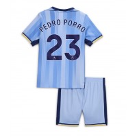 Maglie da calcio Tottenham Hotspur Pedro Porro #23 Seconda Maglia Bambino 2024-25 Manica Corta (+ Pantaloni corti)